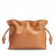 Loewe Flamenco Mini Clutch In Brown Nappa Leather