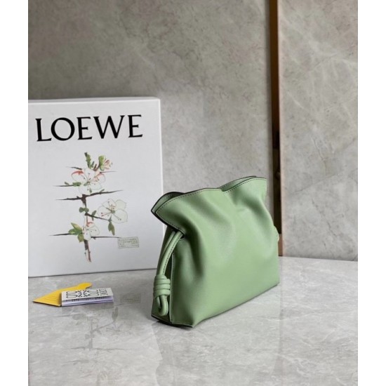 Loewe Flamenco Mini Clutch In Rosemary Nappa Leather