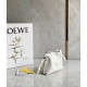 Loewe Flamenco Nano Clutch In White Nappa Leather