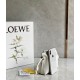 Loewe Flamenco Nano Clutch In White Nappa Leather