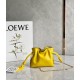 Loewe Flamenco Nano Clutch In Yellow Nappa Leather