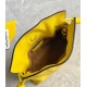 Loewe Flamenco Nano Clutch In Yellow Nappa Leather