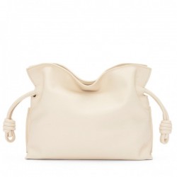 Loewe Mini Flamenco Clutch Bag In Angora Calfskin