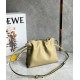 Loewe Mini Flamenco Clutch Bag In Clay Green Calfskin