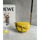 Loewe Gate Dual Mini Bag in Yellow Calfskin