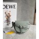 Loewe Mini Gate Dual Bag In Ash Grey Calfskin