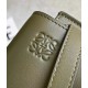 Loewe Mini Gate Dual Bag In Autumn Green Calfskin