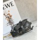 Loewe Mini Gate Dual Bag In Black Calfskin