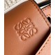 Loewe Mini Gate Dual Bag In Tan Calfskin