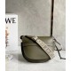 Loewe Small Gate Bag In Green Calfskin and Jacquard