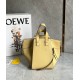 Loewe Compact Hammock Bag in Dark Butter Grained Calfskin 