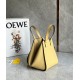 Loewe Compact Hammock Bag in Dark Butter Grained Calfskin 