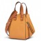 Loewe Compact Hammock Bag in Light Caramel Grained Calfskin