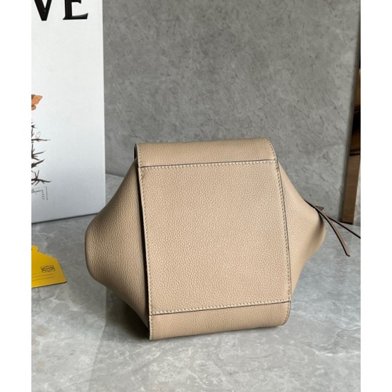 Loewe Compact Hammock Bag in Sand Grained Calfskin