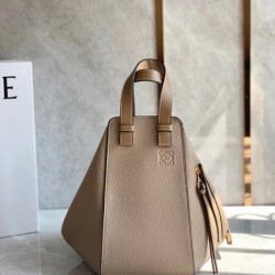 Loewe Hammock Small Bag In Sand Grained Leather