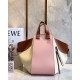 Loewe Medium Hammock Bag In Pink Milk Tan Calfskin