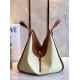 Loewe Medium Hammock Bag In Pink Milk Tan Calfskin