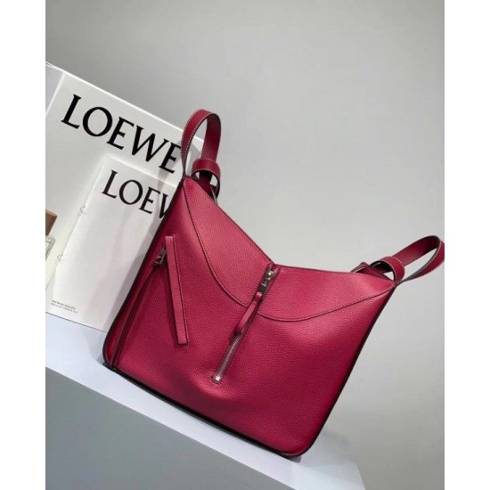 Loewe Medium Hammock Bag In Red Leather