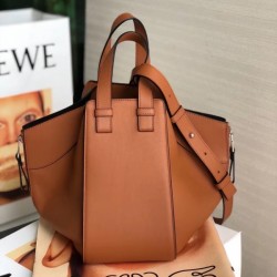 Loewe Medium Hammock Bag In Tan Calfskin