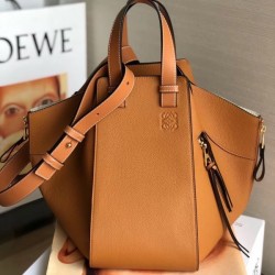 Loewe Medium Hammock Bag In Tan Leather