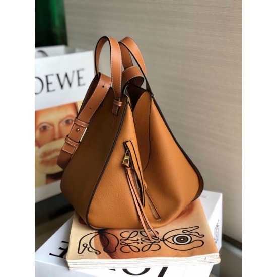 Loewe Medium Hammock Bag In Tan Leather