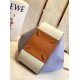 Loewe Medium Hammock Bag In White Blue Tan Calfskin