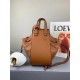 Loewe Mini Hammock Drawstring Bag In Brown Calfskin