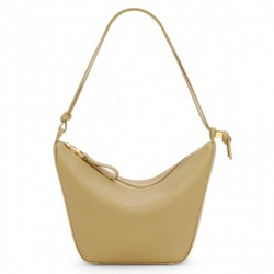 Loewe Mini Hammock Hobo Bag in Clay Green Calfskin 