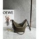 Loewe Mini Hammock Hobo Bag in Dark Green Calfskin 