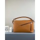 Loewe Large Puzzle Bag In Tan Calfskin