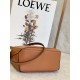 Loewe Mini Puzzle Bag In Brown Calfskin Leather