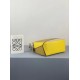 Loewe Mini Puzzle Bag In Ochre White Yellow Calfskin