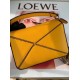 Loewe Mini Puzzle Bag In Yellow Calfskin Leather