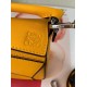 Loewe Mini Puzzle Bag In Yellow Calfskin Leather