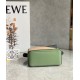 Loewe Puzzle Mini Bag In Asphalt Grey Nude Green Calfskin