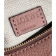 Loewe Puzzle Mini Bag In Dark Blush Grained Calfskin 