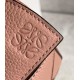 Loewe Puzzle Mini Bag In Dark Blush Grained Calfskin 