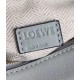 Loewe Puzzle Mini Bag In Grey Cream White Calfskin