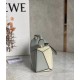 Loewe Puzzle Mini Bag In Grey Cream White Calfskin