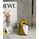 Loewe Puzzle Mini Bag In Ochre White Taupe Calfskin