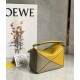 Loewe Puzzle Mini Bag In Ochre White Taupe Calfskin