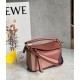 Loewe Puzzle Mini Bag In Purple Caramel Blossom Calfskin