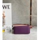 Loewe Puzzle Mini Bag In Purple Caramel Blossom Calfskin