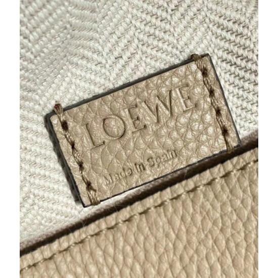 Loewe Puzzle Mini Bag In Sandy Grained Calfskin 