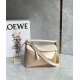 Loewe Puzzle Mini Bag in Multicolor Angora and Beige Calfskin