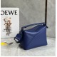 Loewe Puzzle Edge Small Bag In Deep Purple Satin Calfskin