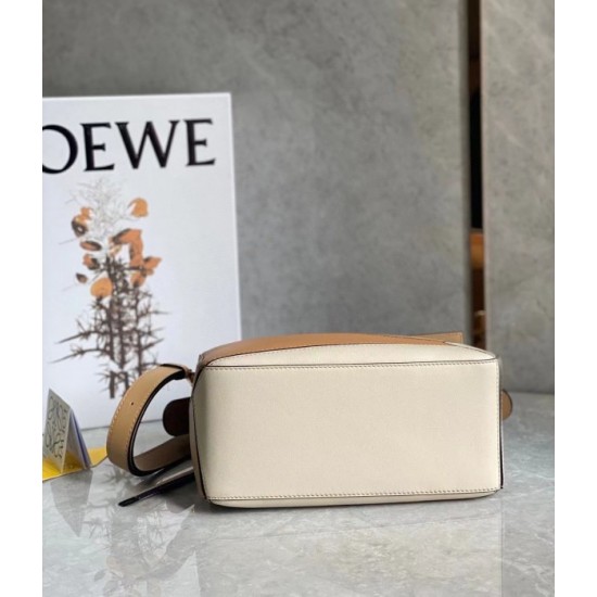 Loewe Puzzle Small Bag In Dune Warm Desert Calfskin