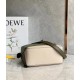 Loewe Puzzle Small Bag In Green Oat Calfskin