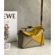 Loewe Puzzle Small Bag In Ochre White Taupe Calfskin