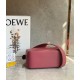 Loewe Puzzle Small Bag In Plumrose Satin Calfskin